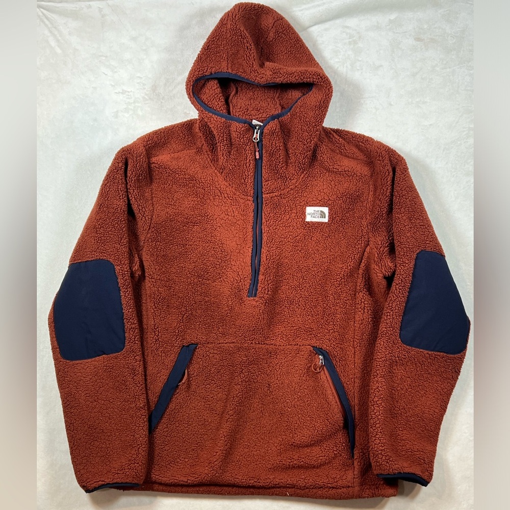 Men’s The North Face Large Campshire Pullover Hoodie High Pile Sherpa Sweater